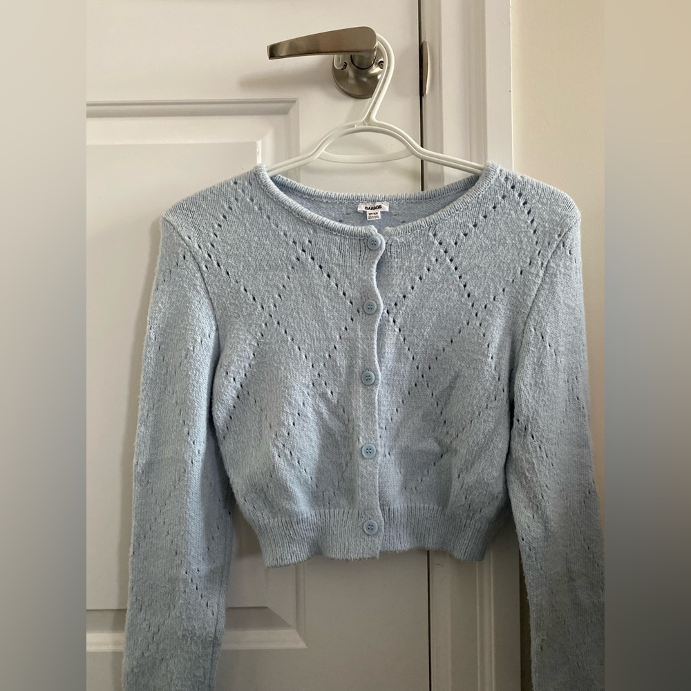 GARAGE- Blue cardigan 🩵